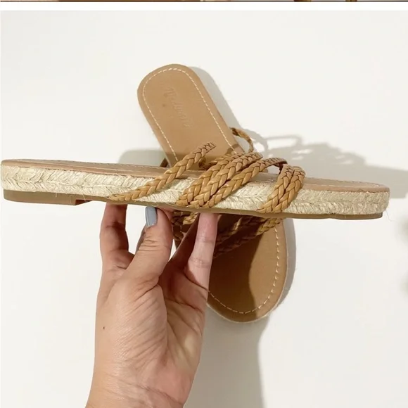 Madewell KATHRYN Espadrille Braided Sandal Size 7 - Picture 3 of 5